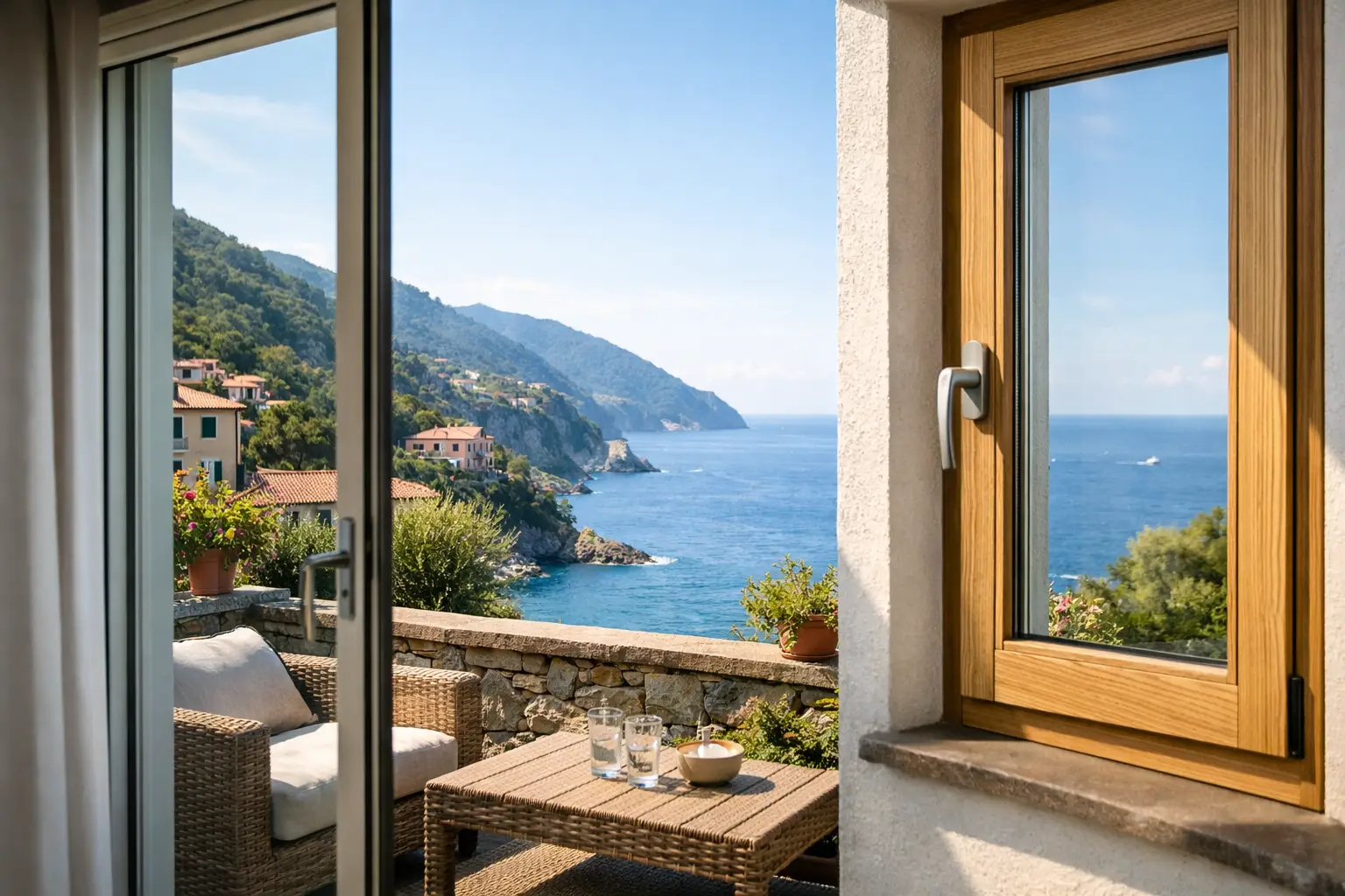 Serramenti e infissi seconde case in Liguria