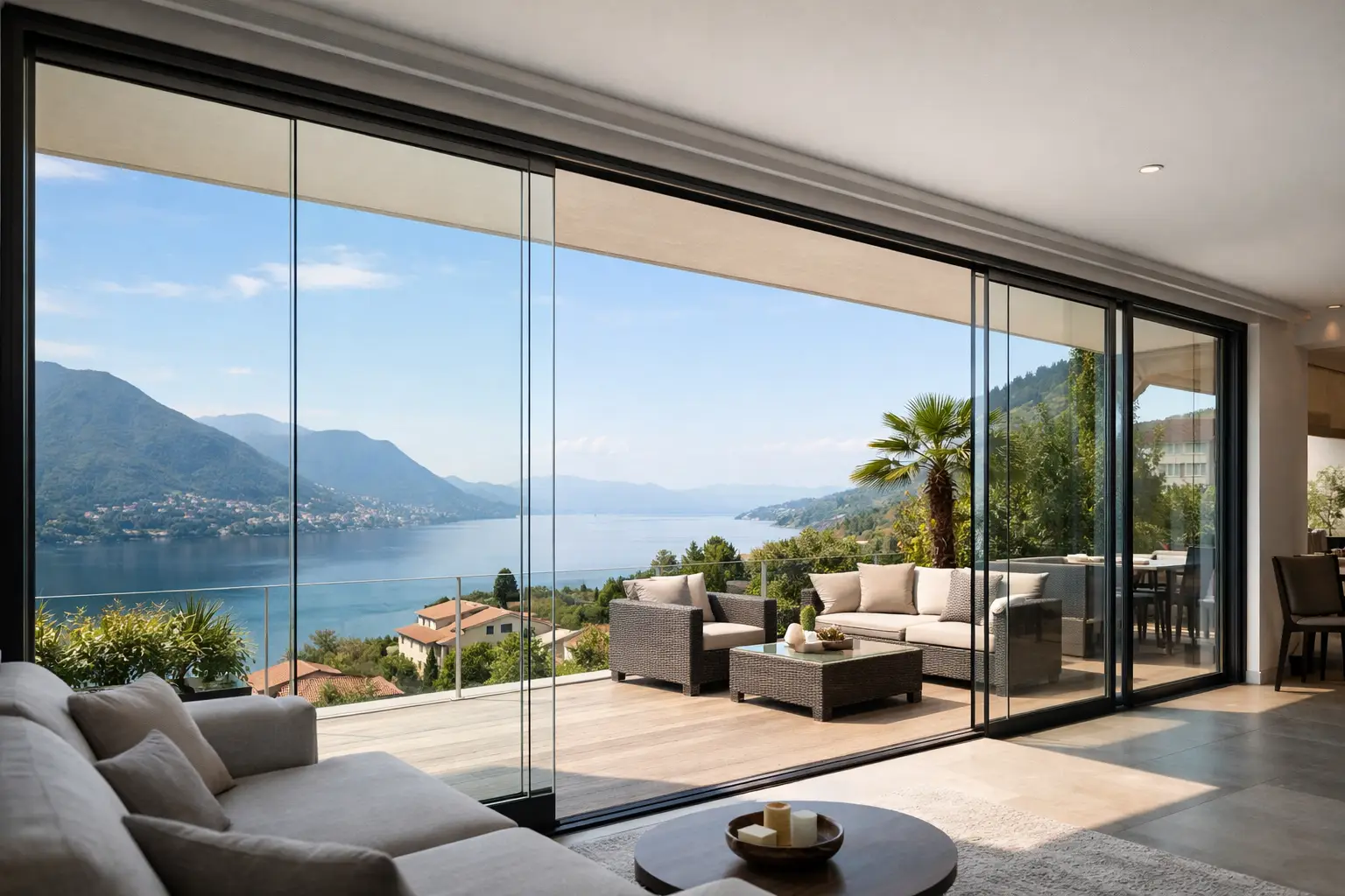 Vetrate panoramiche scorrevoli: pro e prezzi