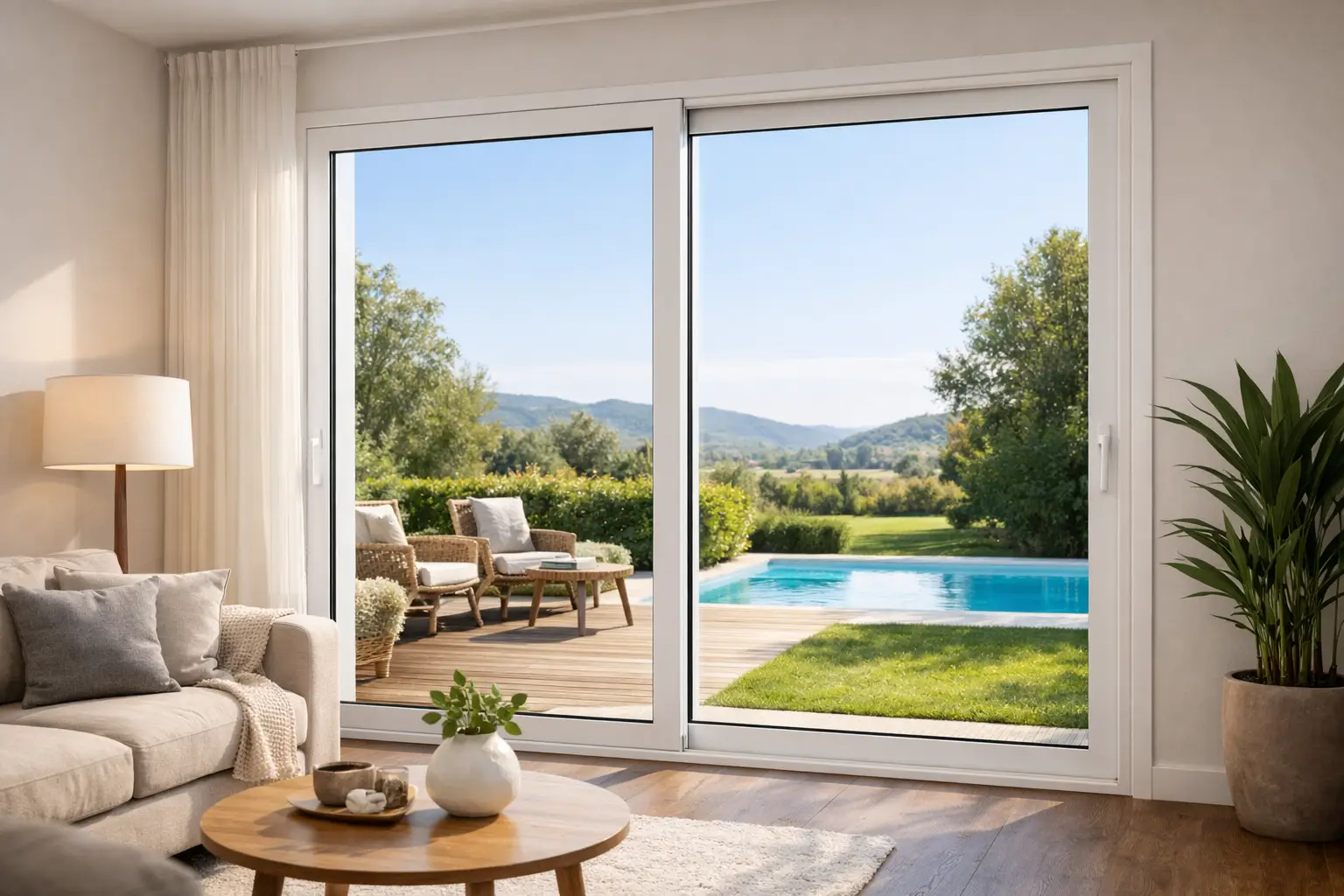 Porte finestre scorrevoli PVC per la tua casa