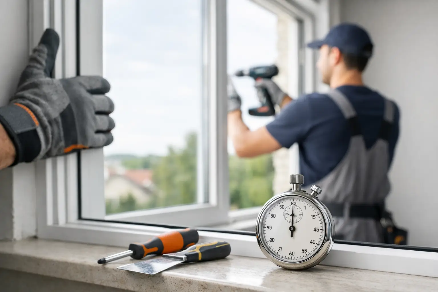 Quanto tempo serve per cambiare finestre?