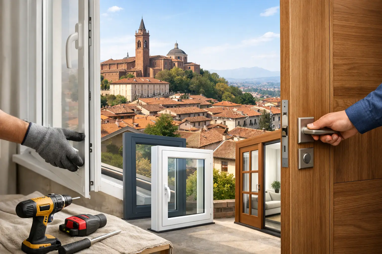 Vendita e installazione porte e finestre a Chieri
