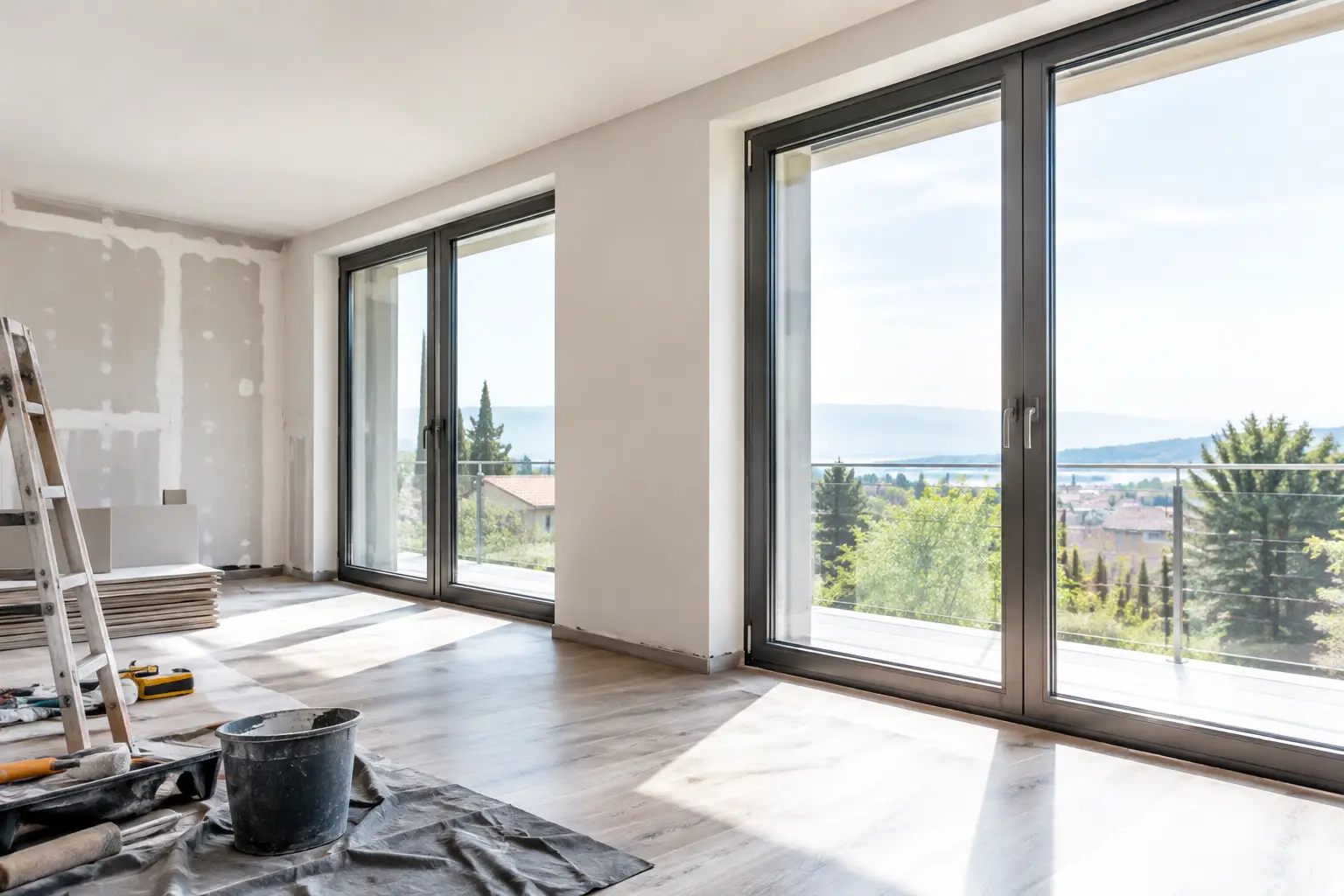Ristrutturazione casa con portefinestre: esempio reale